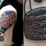 фото тату воздушный шар 22.12.2018 №106 - photo tattoo balloon - tattoo-photo.ru