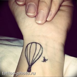 фото тату воздушный шар 22.12.2018 №110 - photo tattoo balloon - tattoo-photo.ru
