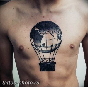 фото тату воздушный шар 22.12.2018 №113 - photo tattoo balloon - tattoo-photo.ru