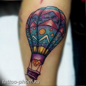 фото тату воздушный шар 22.12.2018 №114 - photo tattoo balloon - tattoo-photo.ru