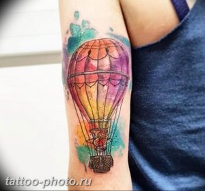 фото тату воздушный шар 22.12.2018 №119 - photo tattoo balloon - tattoo-photo.ru