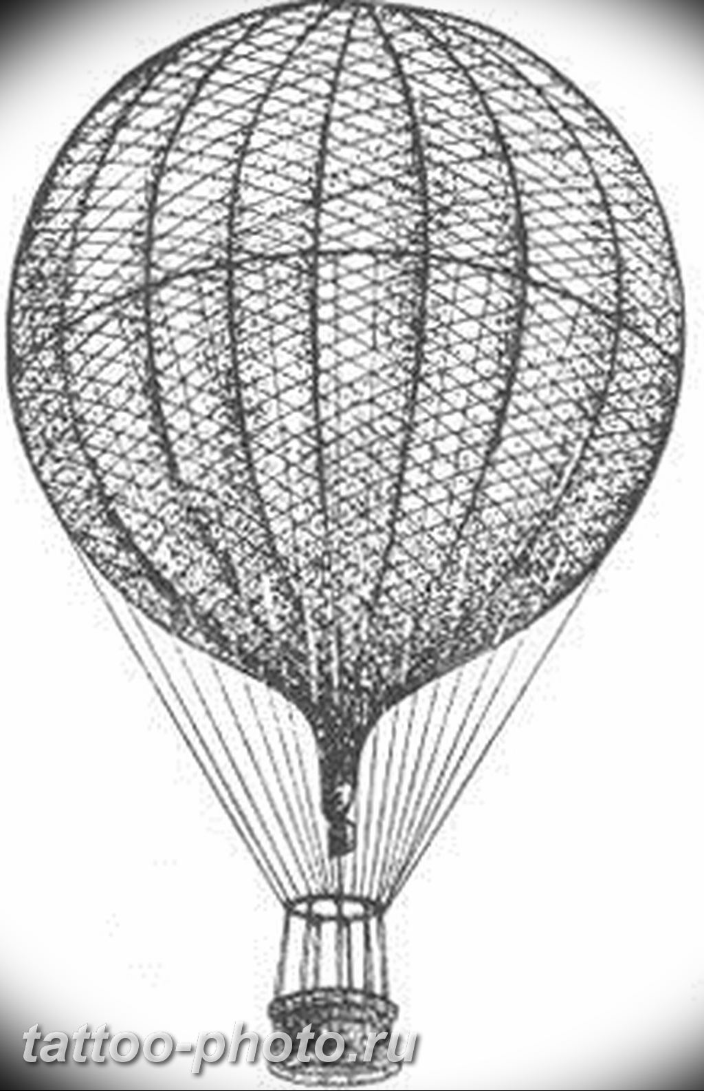 Воздушный шар с корзиной в древности