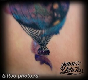 фото тату воздушный шар 22.12.2018 №127 - photo tattoo balloon - tattoo-photo.ru