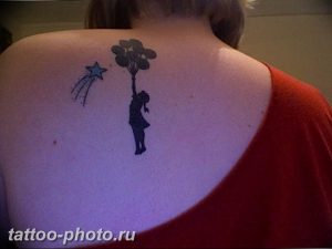 фото тату воздушный шар 22.12.2018 №128 - photo tattoo balloon - tattoo-photo.ru