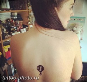 фото тату воздушный шар 22.12.2018 №133 - photo tattoo balloon - tattoo-photo.ru