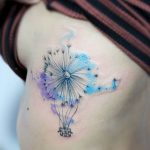 фото тату воздушный шар 22.12.2018 №135 - photo tattoo balloon - tattoo-photo.ru