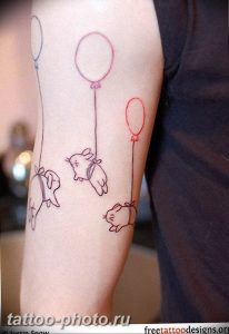 фото тату воздушный шар 22.12.2018 №141 - photo tattoo balloon - tattoo-photo.ru