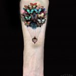 фото тату воздушный шар 22.12.2018 №142 - photo tattoo balloon - tattoo-photo.ru