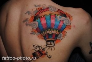 фото тату воздушный шар 22.12.2018 №149 - photo tattoo balloon - tattoo-photo.ru