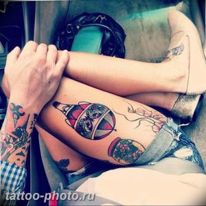 фото тату воздушный шар 22.12.2018 №150 - photo tattoo balloon - tattoo-photo.ru