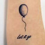 фото тату воздушный шар 22.12.2018 №157 - photo tattoo balloon - tattoo-photo.ru