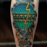 фото тату воздушный шар 22.12.2018 №158 - photo tattoo balloon - tattoo-photo.ru