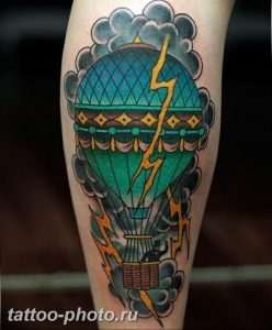 фото тату воздушный шар 22.12.2018 №158 - photo tattoo balloon - tattoo-photo.ru