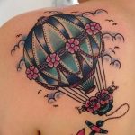 фото тату воздушный шар 22.12.2018 №159 - photo tattoo balloon - tattoo-photo.ru
