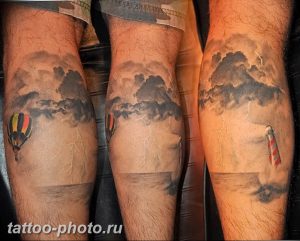 фото тату воздушный шар 22.12.2018 №167 - photo tattoo balloon - tattoo-photo.ru