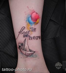 фото тату воздушный шар 22.12.2018 №168 - photo tattoo balloon - tattoo-photo.ru