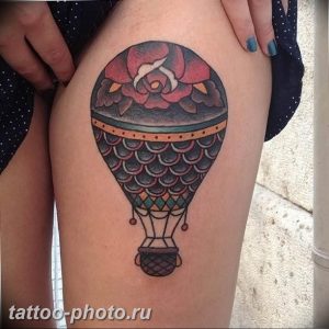 фото тату воздушный шар 22.12.2018 №169 - photo tattoo balloon - tattoo-photo.ru
