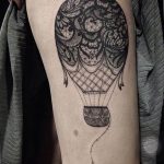 фото тату воздушный шар 22.12.2018 №171 - photo tattoo balloon - tattoo-photo.ru