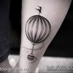 фото тату воздушный шар 22.12.2018 №178 - photo tattoo balloon - tattoo-photo.ru