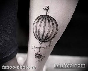 фото тату воздушный шар 22.12.2018 №178 - photo tattoo balloon - tattoo-photo.ru