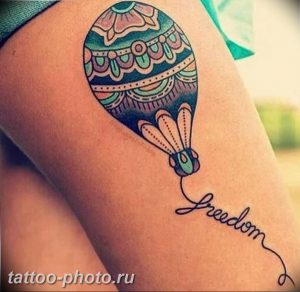 фото тату воздушный шар 22.12.2018 №179 - photo tattoo balloon - tattoo-photo.ru
