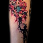 фото тату воздушный шар 22.12.2018 №183 - photo tattoo balloon - tattoo-photo.ru