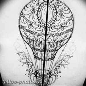 фото тату воздушный шар 22.12.2018 №184 - photo tattoo balloon - tattoo-photo.ru