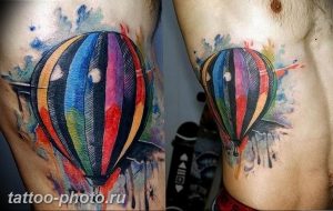 фото тату воздушный шар 22.12.2018 №189 - photo tattoo balloon - tattoo-photo.ru