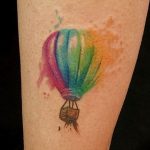 фото тату воздушный шар 22.12.2018 №198 - photo tattoo balloon - tattoo-photo.ru