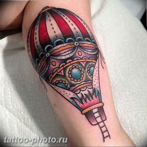 фото тату воздушный шар 22.12.2018 №203 - photo tattoo balloon - tattoo-photo.ru