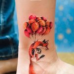 фото тату воздушный шар 22.12.2018 №205 - photo tattoo balloon - tattoo-photo.ru