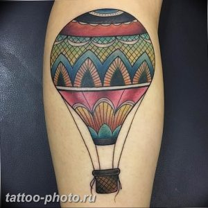 фото тату воздушный шар 22.12.2018 №208 - photo tattoo balloon - tattoo-photo.ru