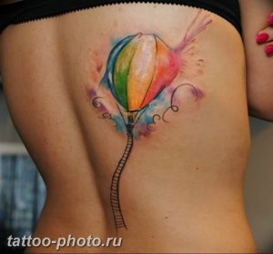 фото тату воздушный шар 22.12.2018 №209 - photo tattoo balloon - tattoo-photo.ru