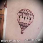 фото тату воздушный шар 22.12.2018 №210 - photo tattoo balloon - tattoo-photo.ru