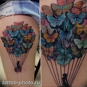 фото тату воздушный шар 22.12.2018 №217 - photo tattoo balloon - tattoo-photo.ru