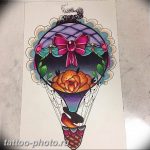 фото тату воздушный шар 22.12.2018 №219 - photo tattoo balloon - tattoo-photo.ru