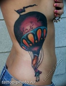 фото тату воздушный шар 22.12.2018 №222 - photo tattoo balloon - tattoo-photo.ru