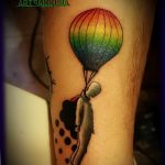 фото тату воздушный шар 22.12.2018 №223 - photo tattoo balloon - tattoo-photo.ru