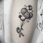фото тату воздушный шар 22.12.2018 №229 - photo tattoo balloon - tattoo-photo.ru