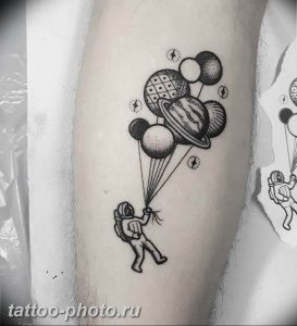 фото тату воздушный шар 22.12.2018 №229 - photo tattoo balloon - tattoo-photo.ru