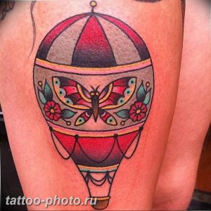 фото тату воздушный шар 22.12.2018 №234 - photo tattoo balloon - tattoo-photo.ru