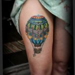 фото тату воздушный шар 22.12.2018 №239 - photo tattoo balloon - tattoo-photo.ru
