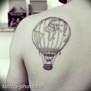 фото тату воздушный шар 22.12.2018 №241 - photo tattoo balloon - tattoo-photo.ru