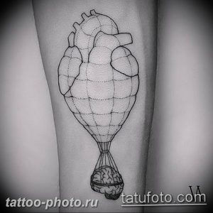 фото тату воздушный шар 22.12.2018 №242 - photo tattoo balloon - tattoo-photo.ru