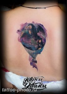 фото тату воздушный шар 22.12.2018 №243 - photo tattoo balloon - tattoo-photo.ru