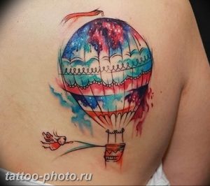 фото тату воздушный шар 22.12.2018 №244 - photo tattoo balloon - tattoo-photo.ru