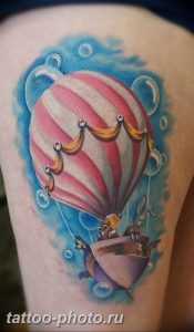 фото тату воздушный шар 22.12.2018 №249 - photo tattoo balloon - tattoo-photo.ru