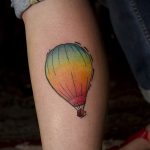 фото тату воздушный шар 22.12.2018 №250 - photo tattoo balloon - tattoo-photo.ru