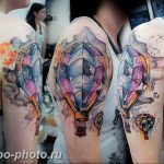 фото тату воздушный шар 22.12.2018 №251 - photo tattoo balloon - tattoo-photo.ru