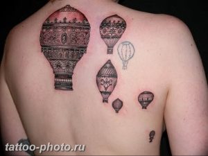 фото тату воздушный шар 22.12.2018 №252 - photo tattoo balloon - tattoo-photo.ru